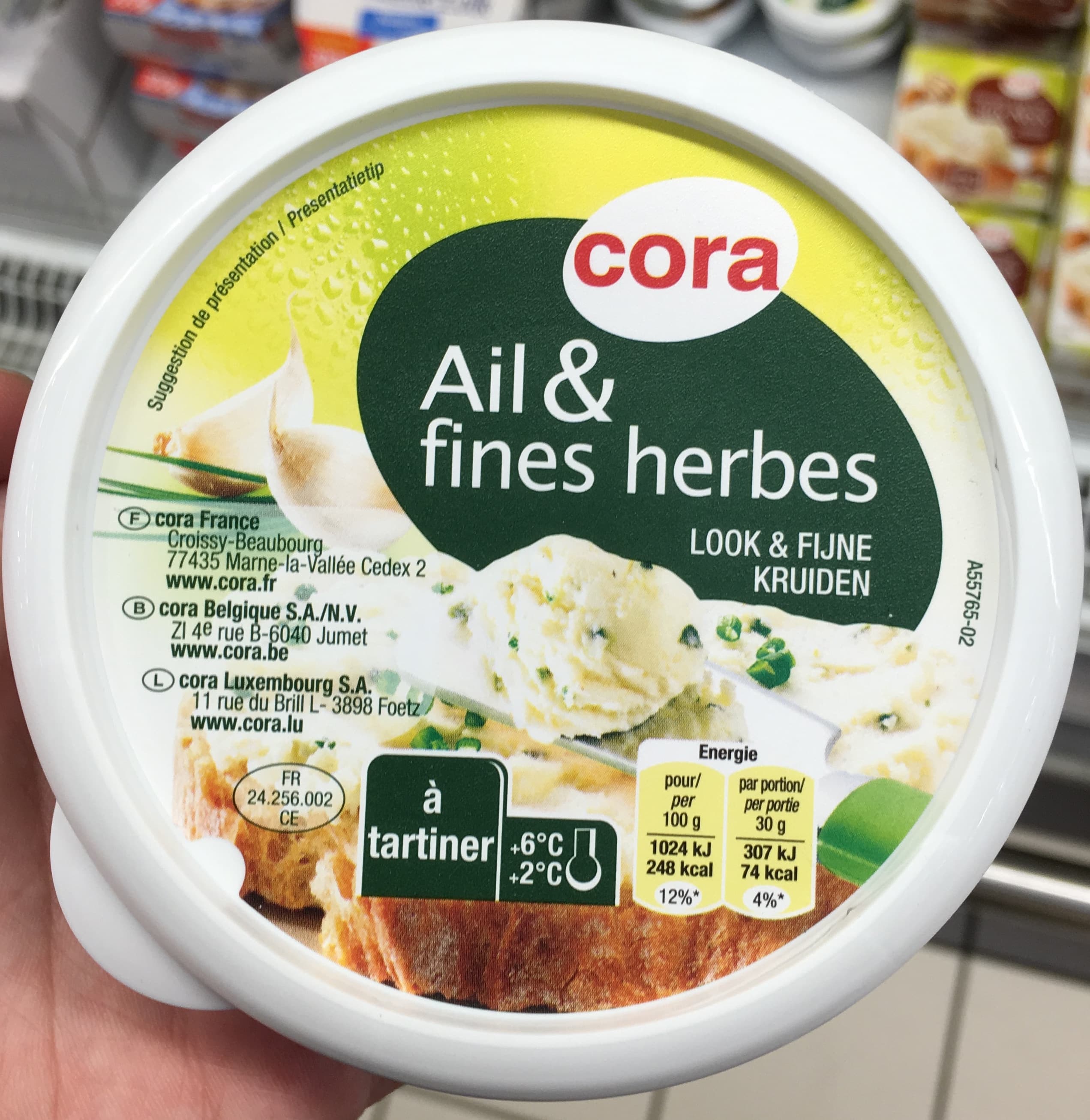 Cora Ail & fines herbes (6,8 % MG) packshot