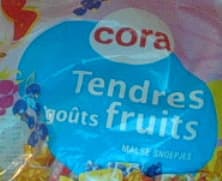 Cora Tendres Goûts Fruits packshot