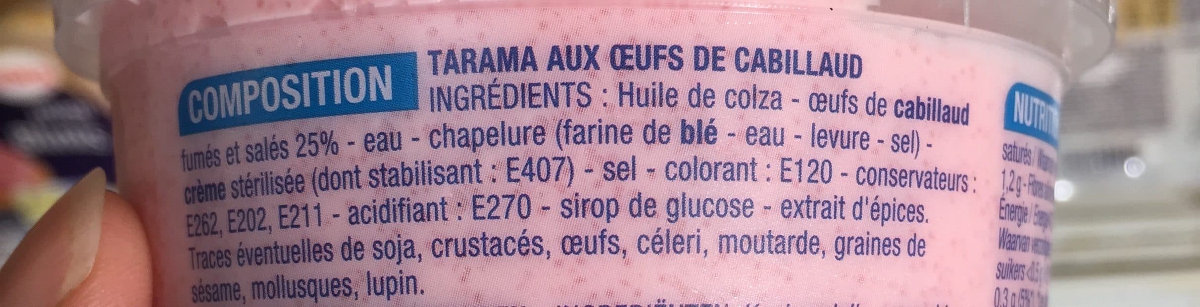 Cora Tarama aux oeufs de cabillaud packshot