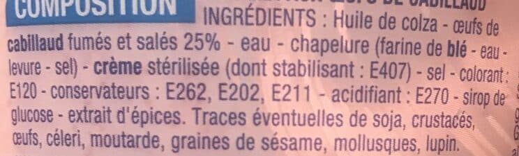 Cora Tarama aux oeufs de cabillaud packshot