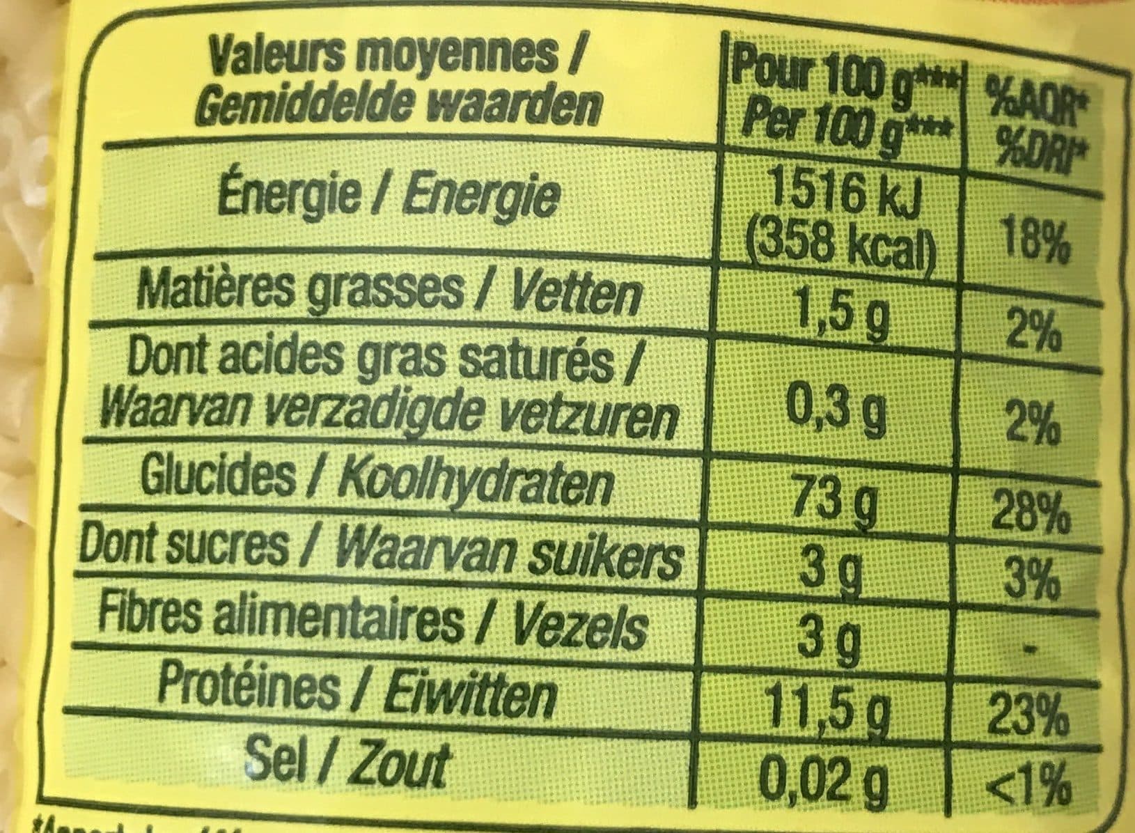 Nature bio Nature Bio Pâtes - Coquillettes packshot