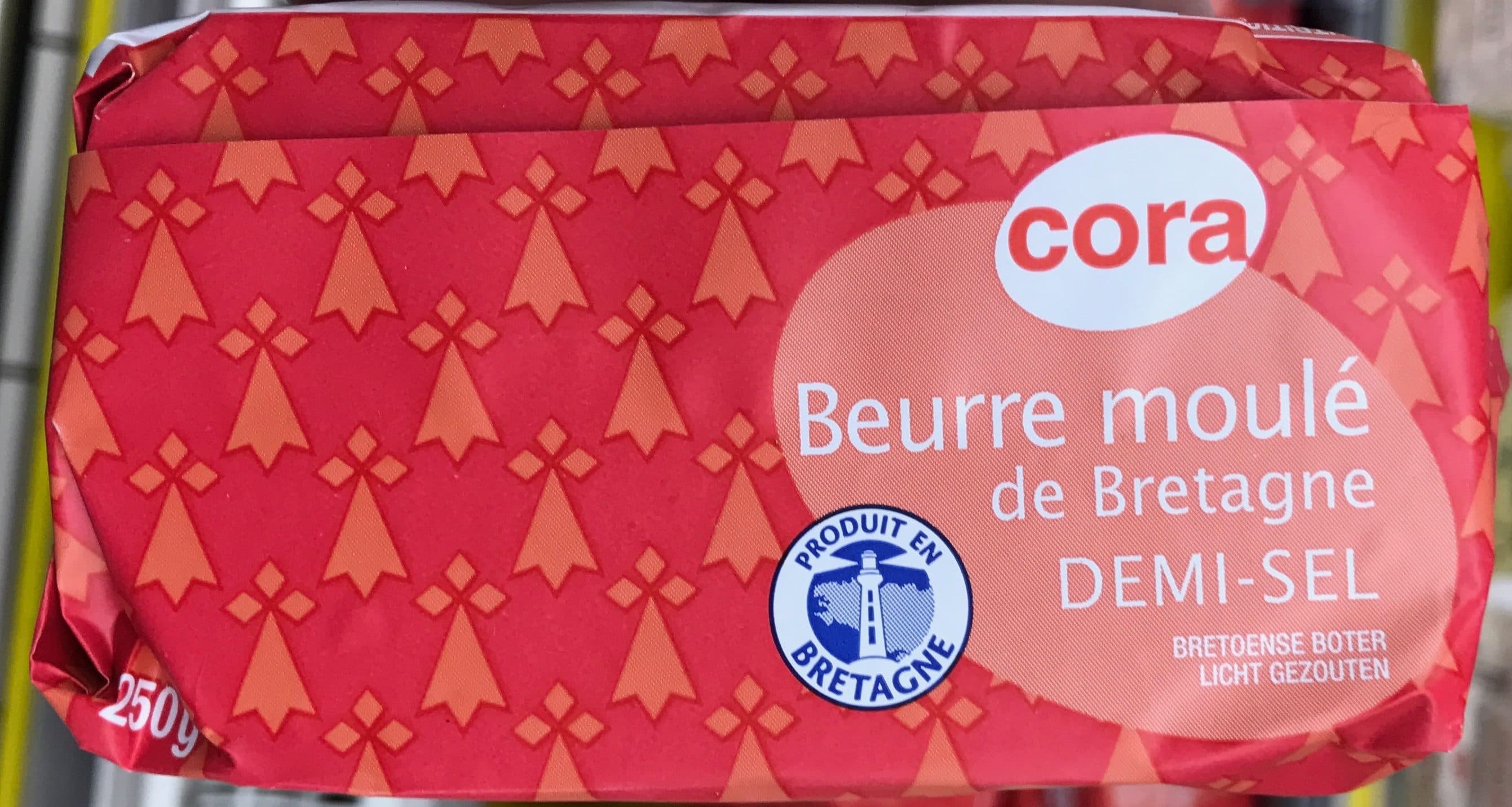 Cora Beurre moulé de Bretagne demi-sel packshot
