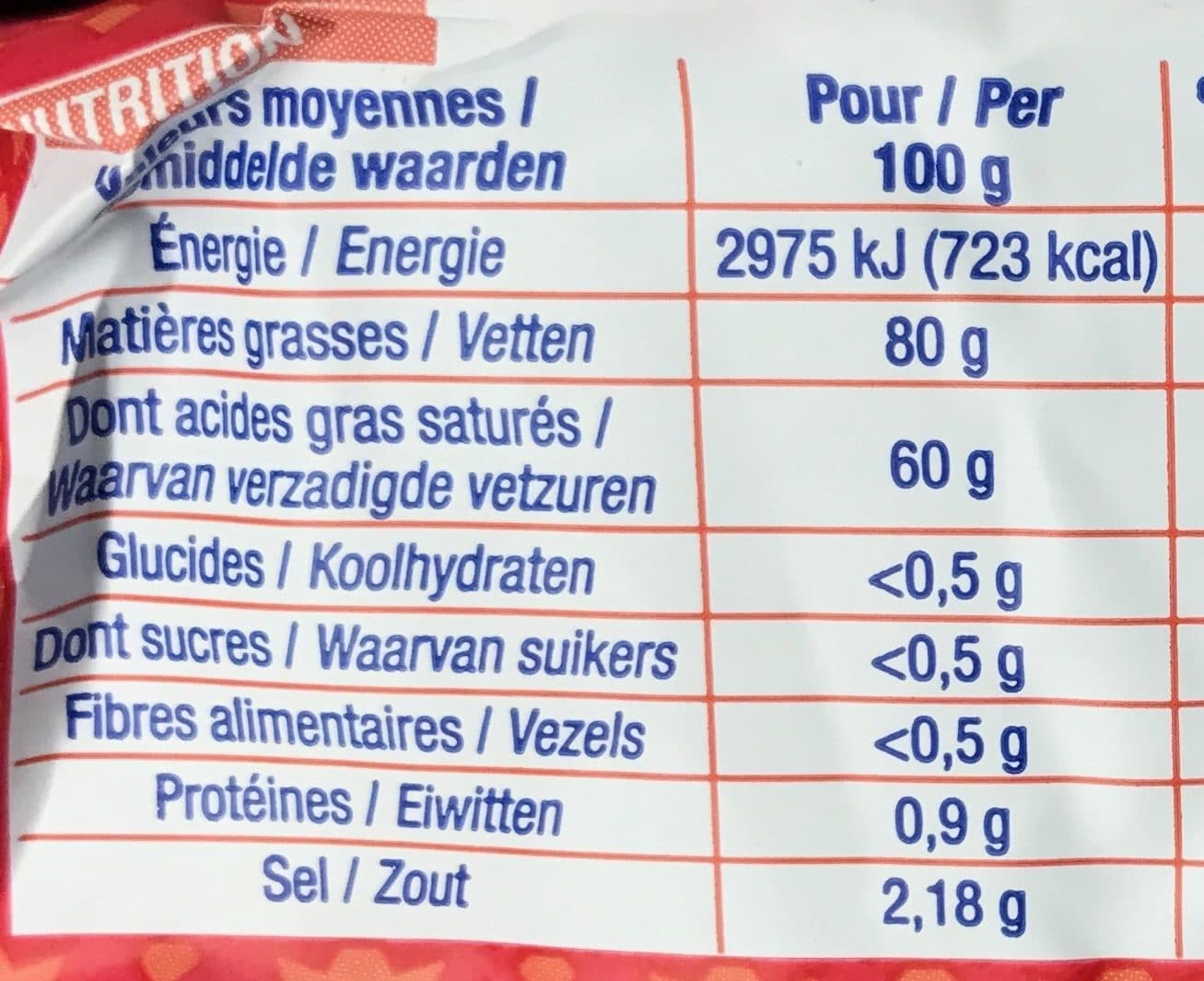 Cora Beurre moulé de Bretagne demi-sel packshot