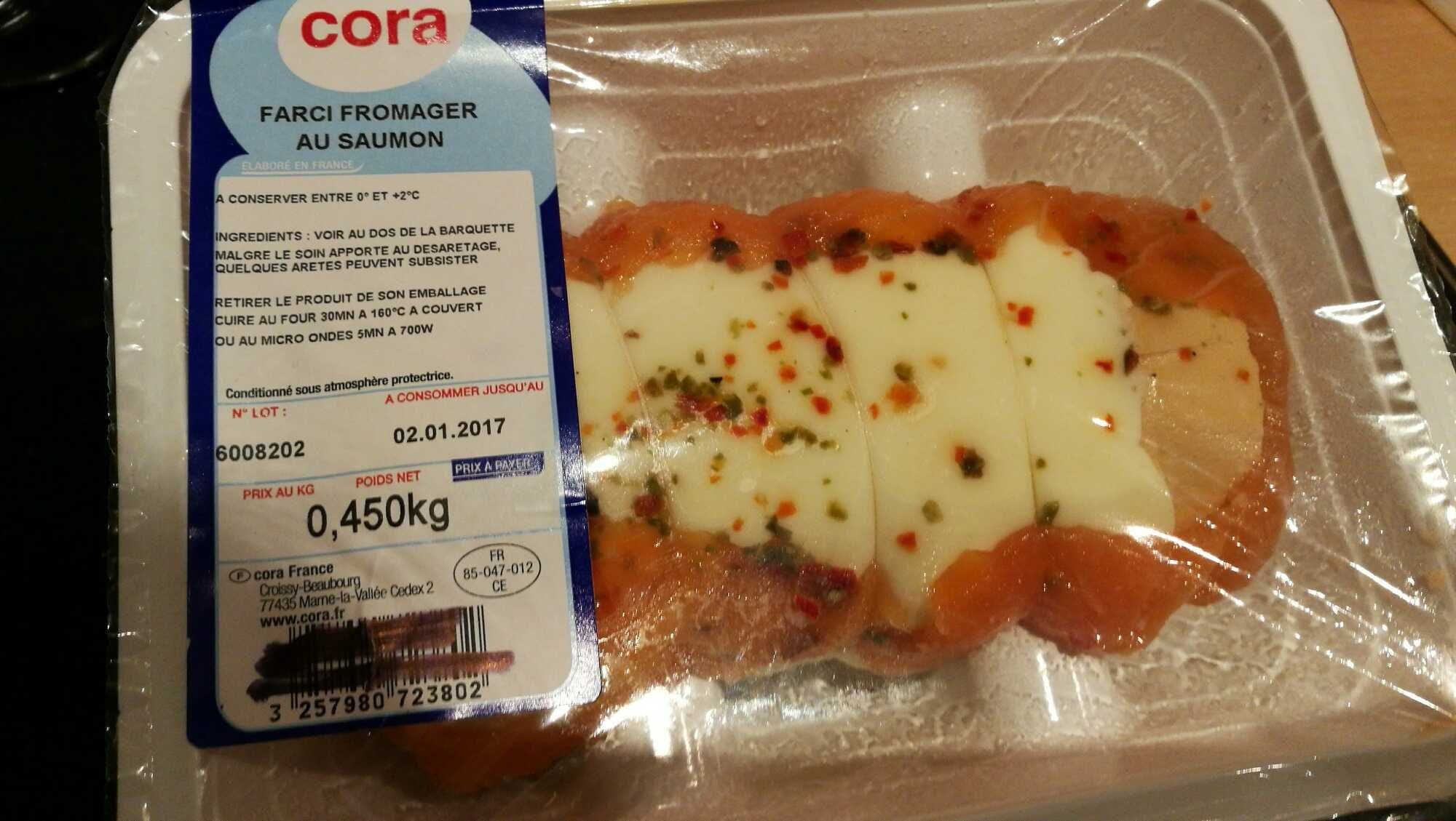 Cora Farci fromager au saumon packshot