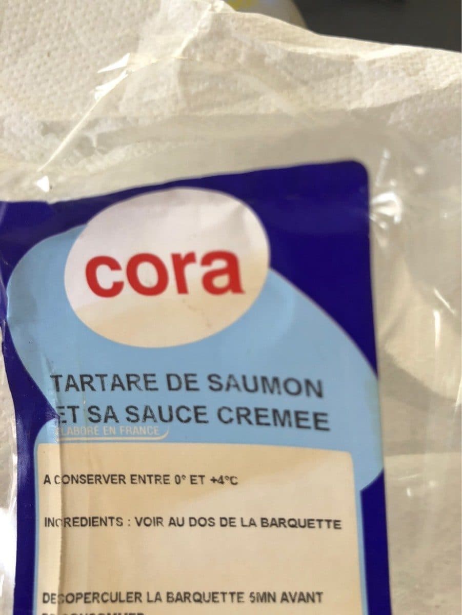 Cora Tartare de saumon et sa sauce cremee packshot