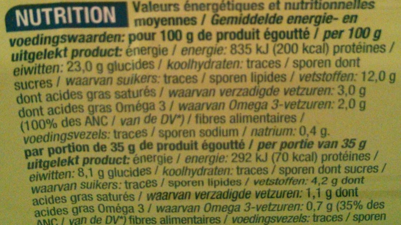 Cora Filet de sardines à l'huile d'olive vierge extra packshot