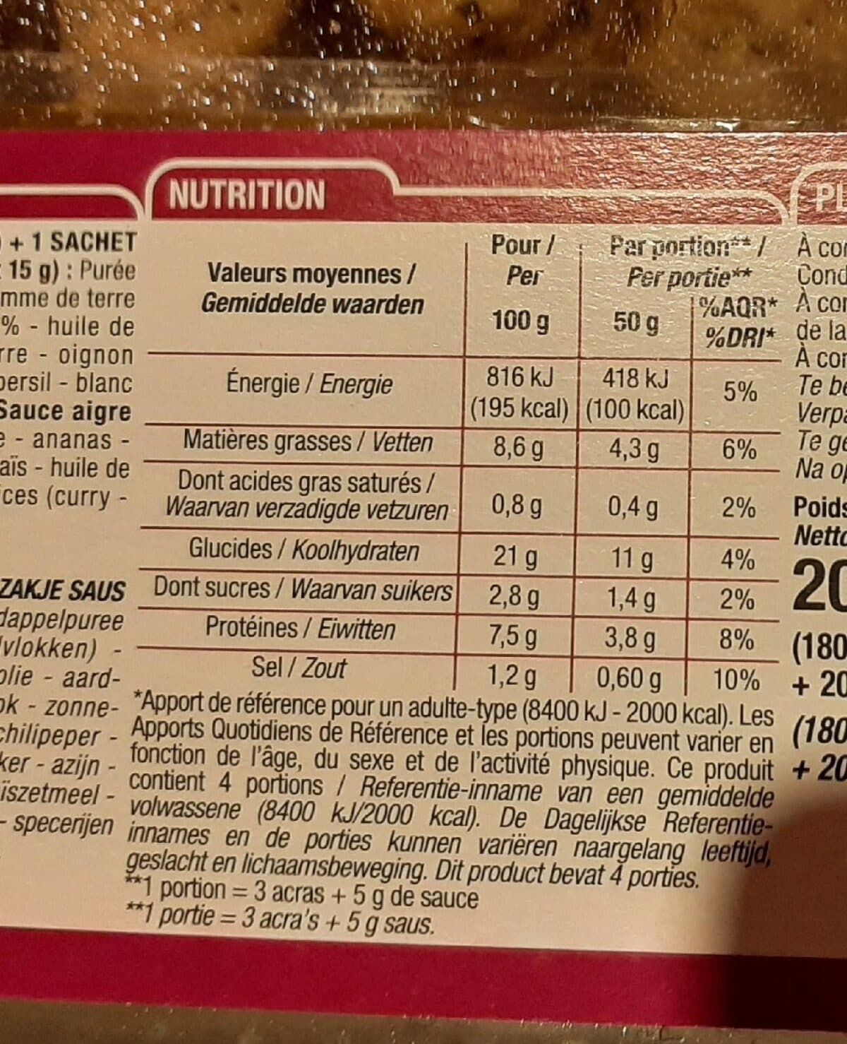 Cora Accras de Morue packshot