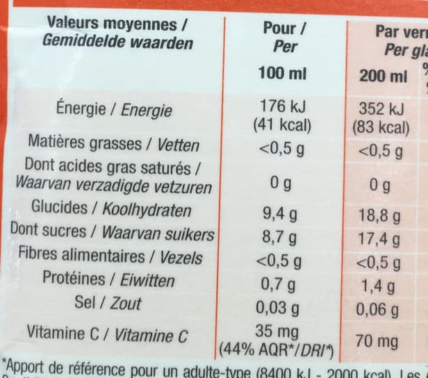 Cora Pur jus Orange sanguine packshot