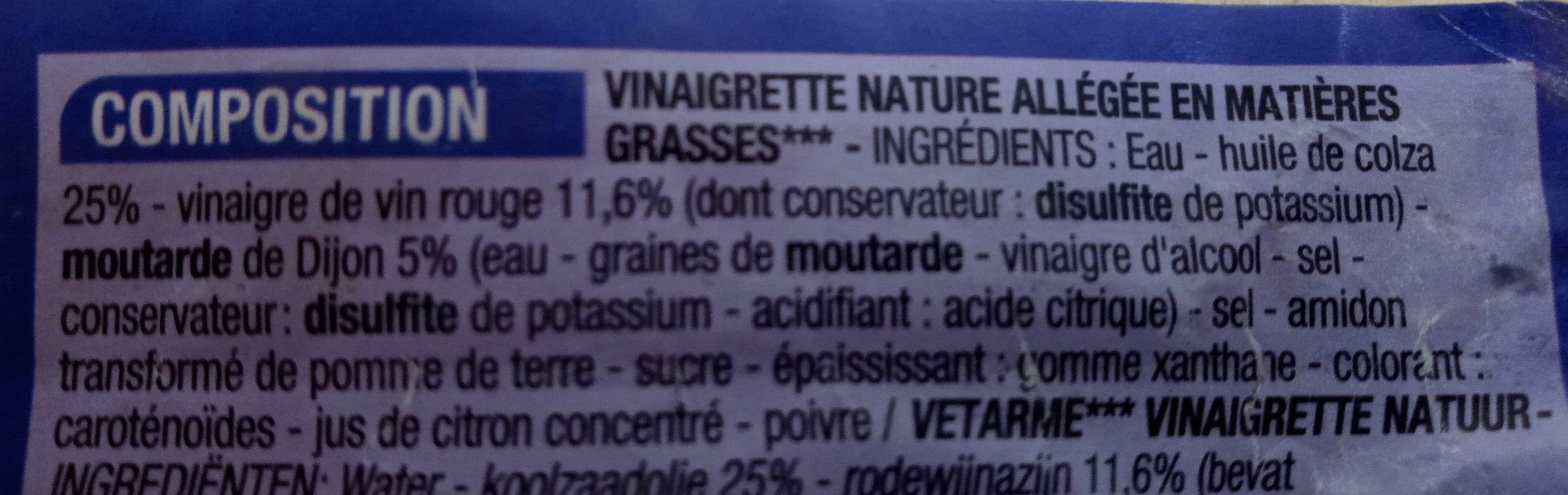 Cora Vinaigrette Nature Allégée En Matière Grasse packshot