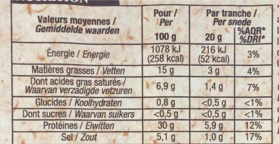 Patrimoine gourmand Jambon De Bayonne Igp (14 Mois D'âge) packshot