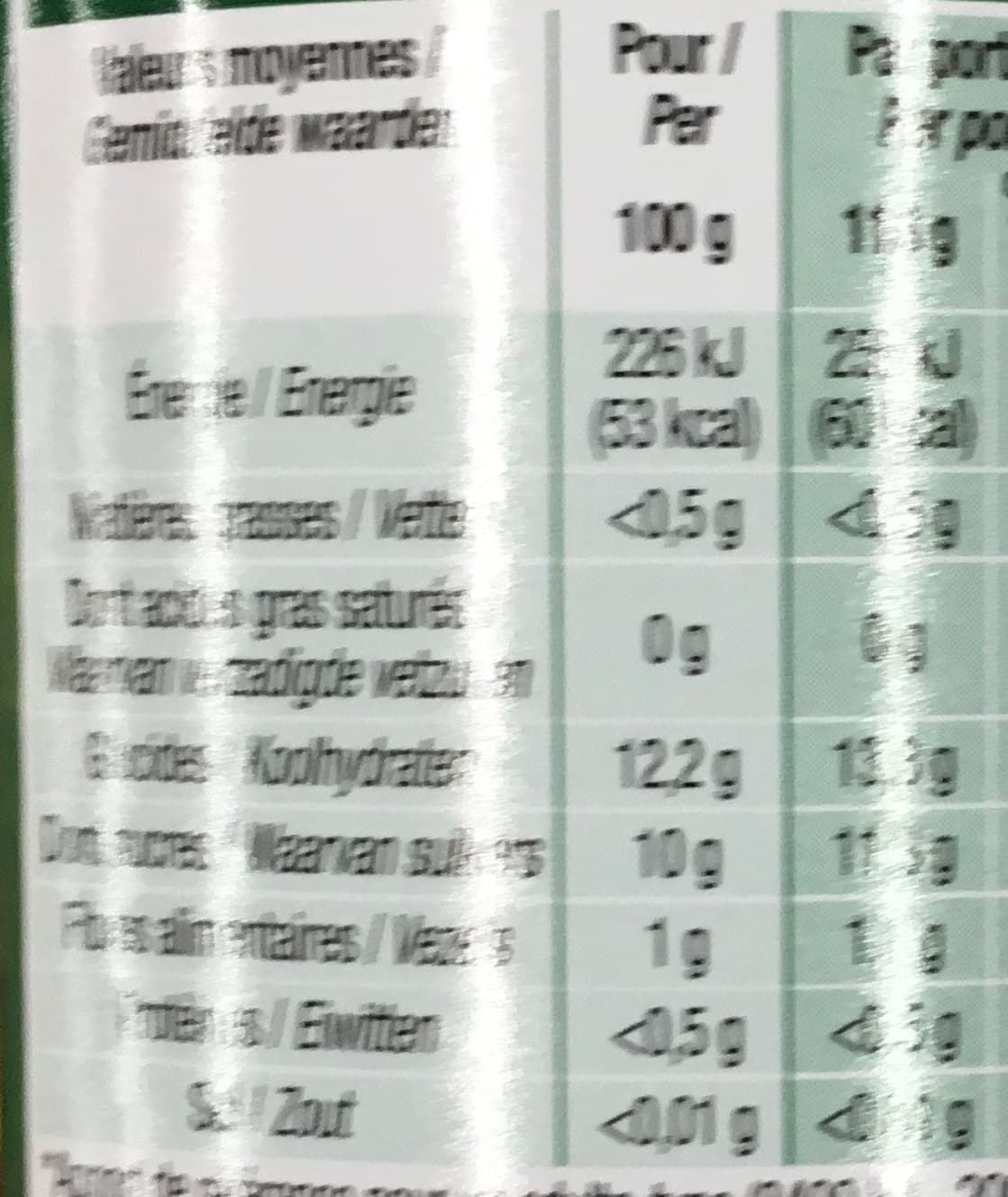 Cora Ananas en tranches au jus d'ananas packshot