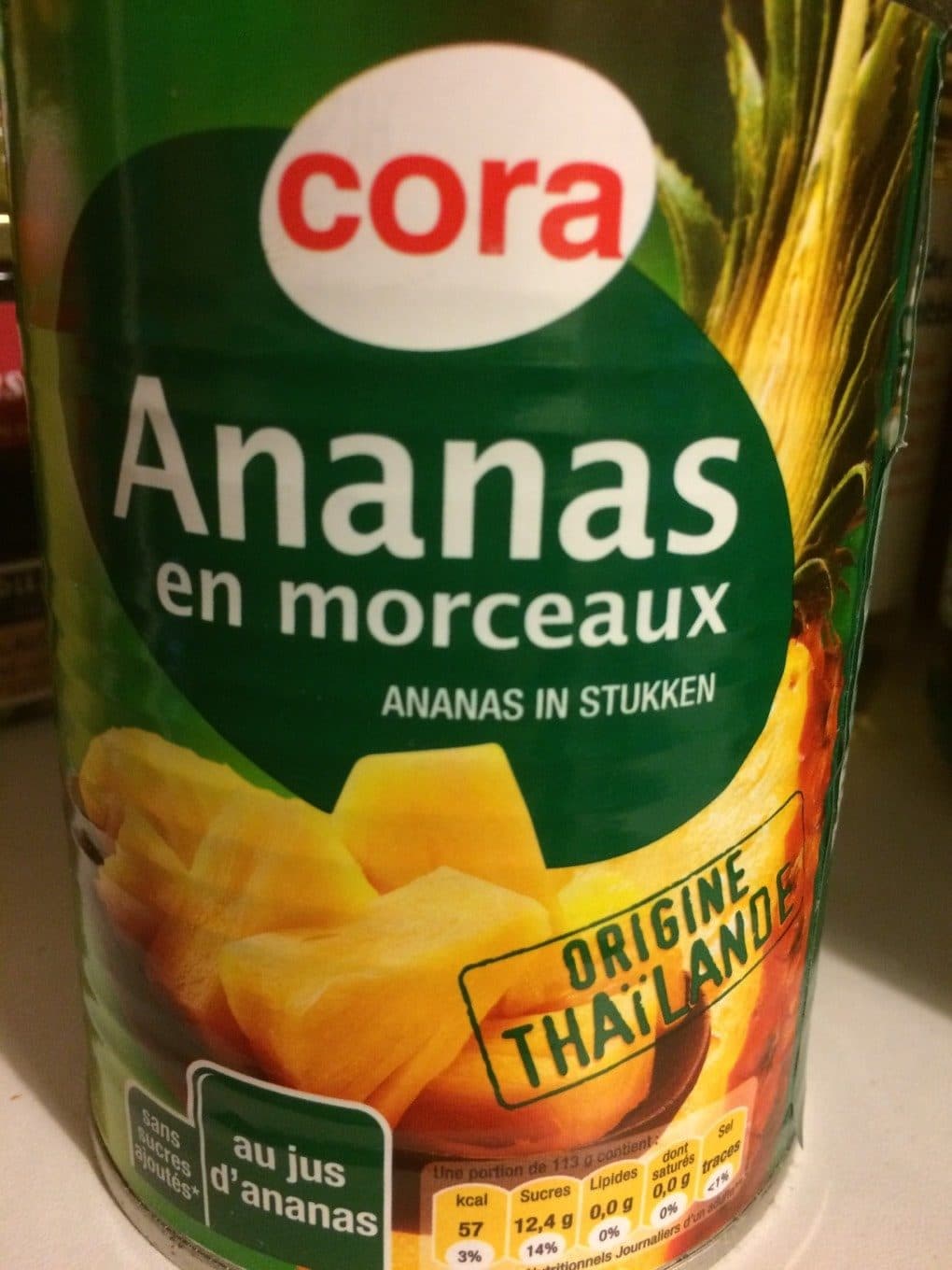 Cora Ananas en Morceaux packshot