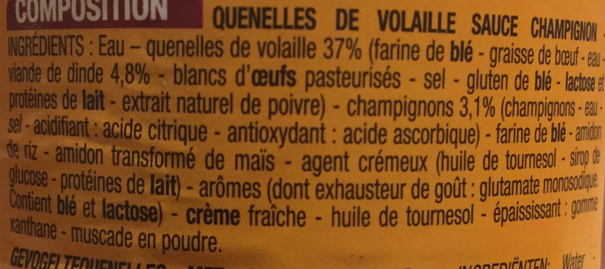 Cora 6 quenelles de Volaille packshot