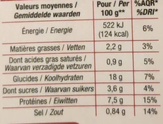 Cora 20 Crêpes Jambon - Fromage, 1 Kilo, Marque Cora packshot