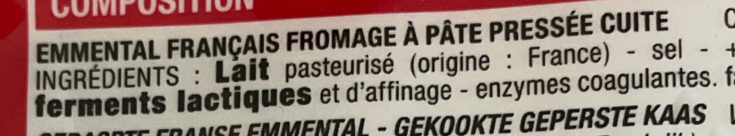 Cora Emmental français packshot