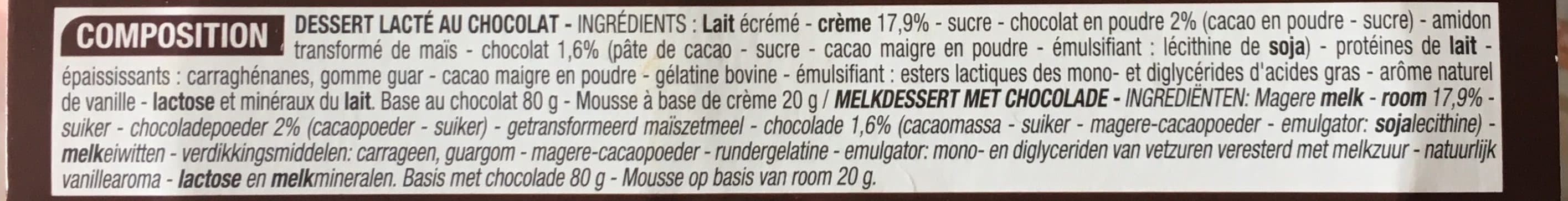 Cora Chocolat Liégeois, packshot