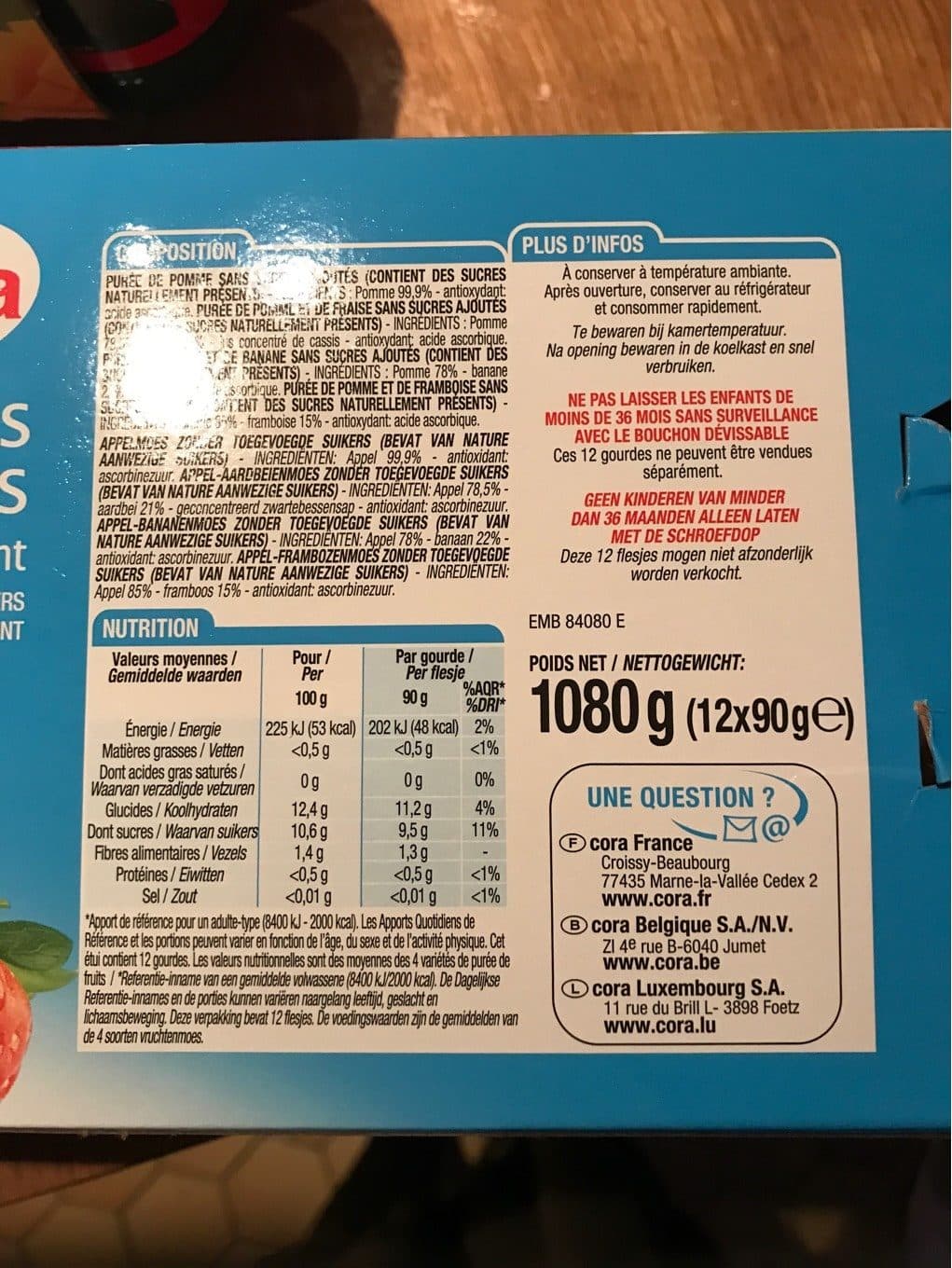 Cora Petits agrumes packshot