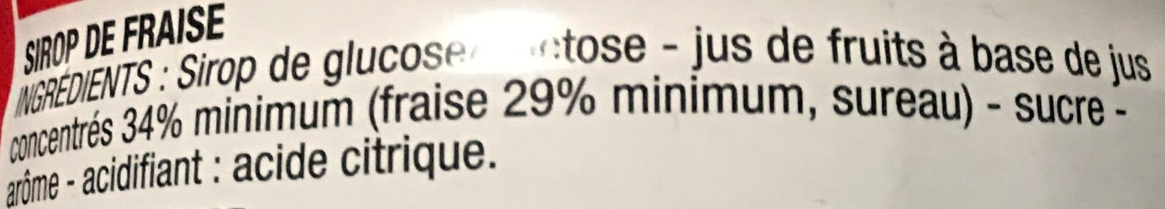 Cora Sirop de Fraise packshot