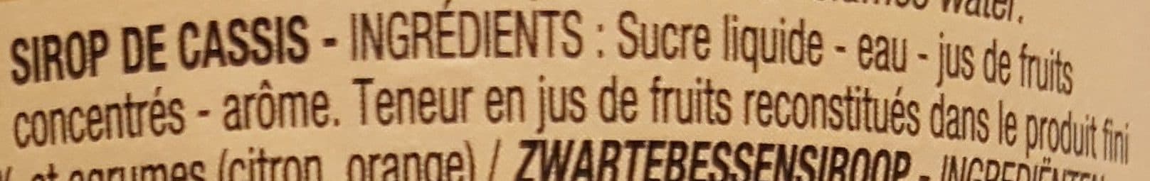 Cora Sirop De Cassis packshot