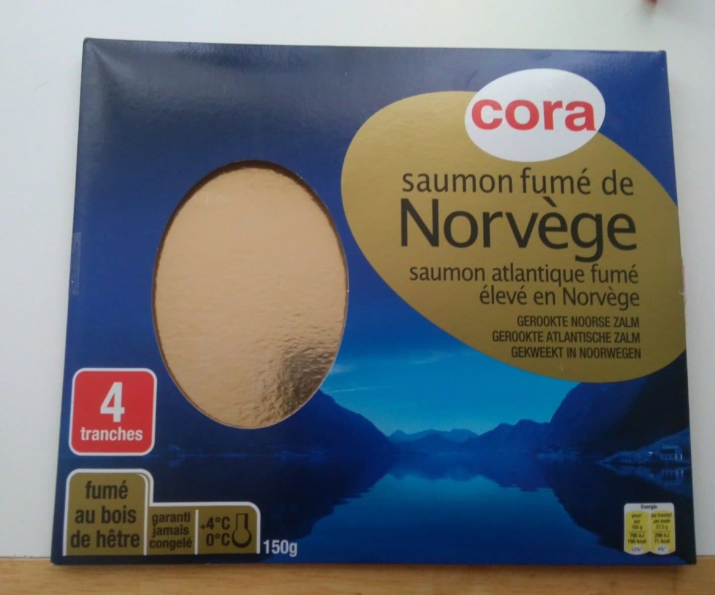 Cora Saumon fumé de Norvège packshot