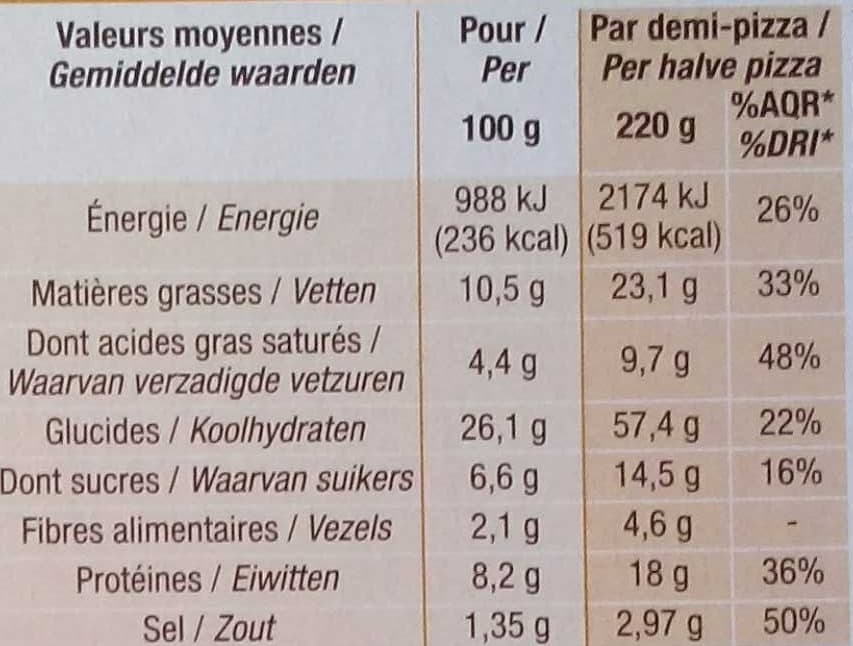 Cora Pizza feu de bois Chorizo packshot