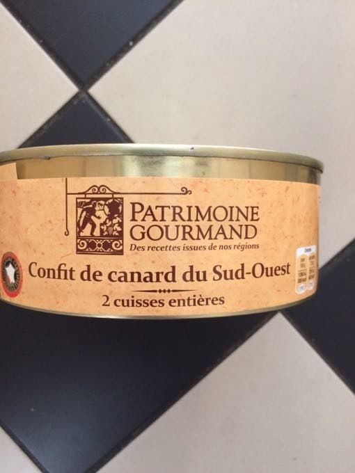 Patrimoine Gourmand Confit De Canard Du Sud Ouest packshot