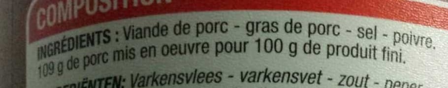 Cora Rillettes du Mans pur porc packshot