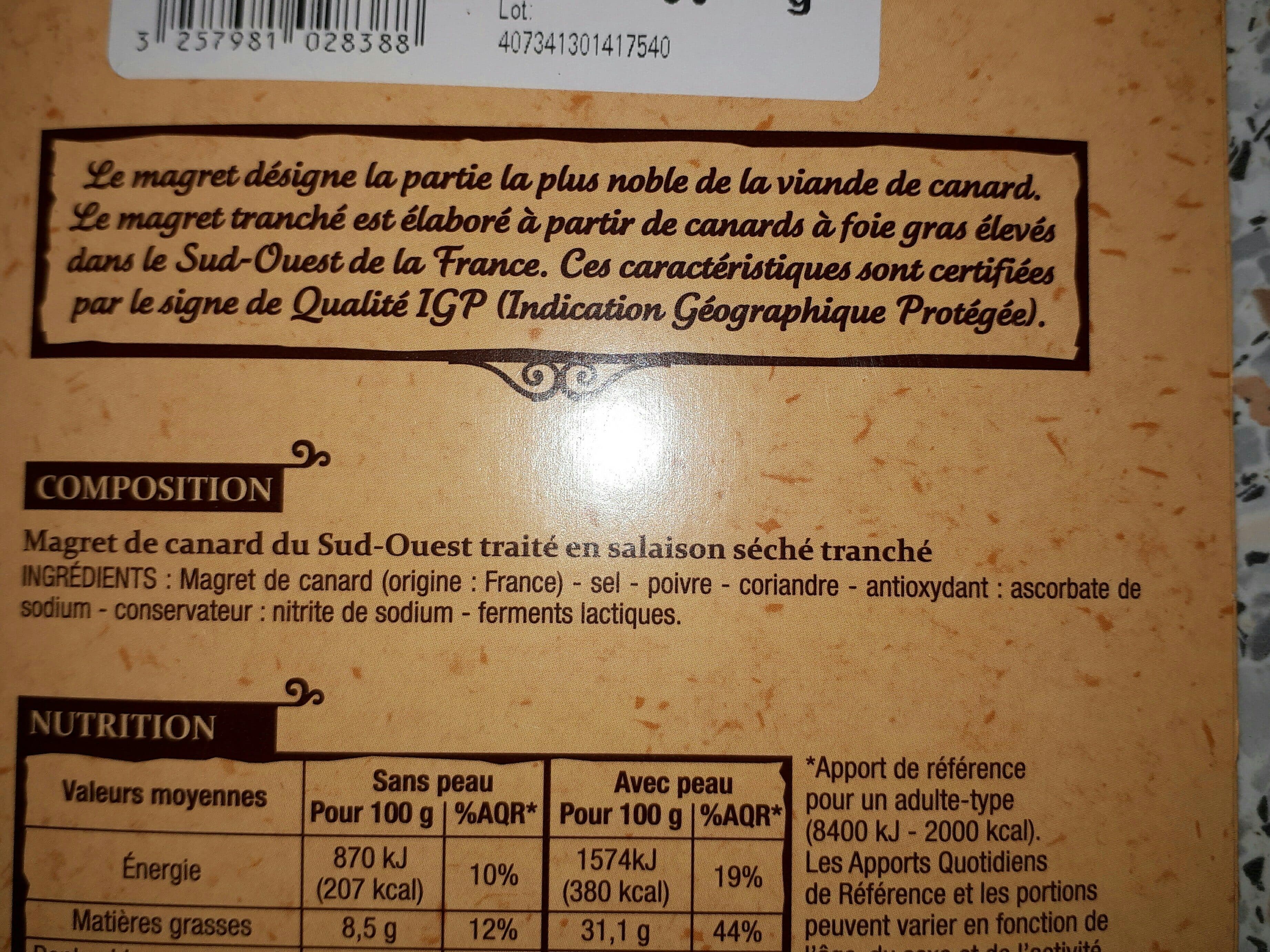 Patrimoine Gourmand Magret de canard packshot