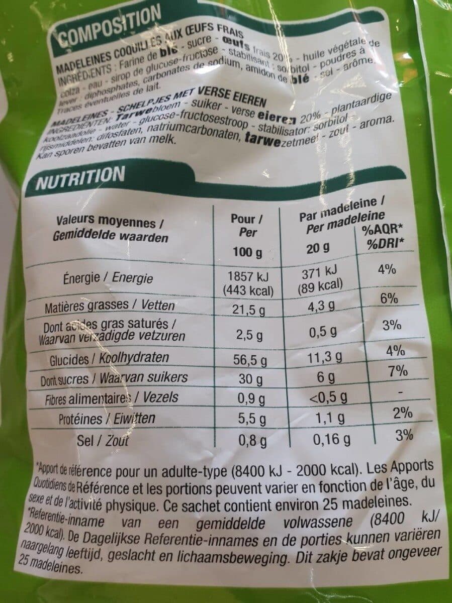 Cora Madeleines nature packshot