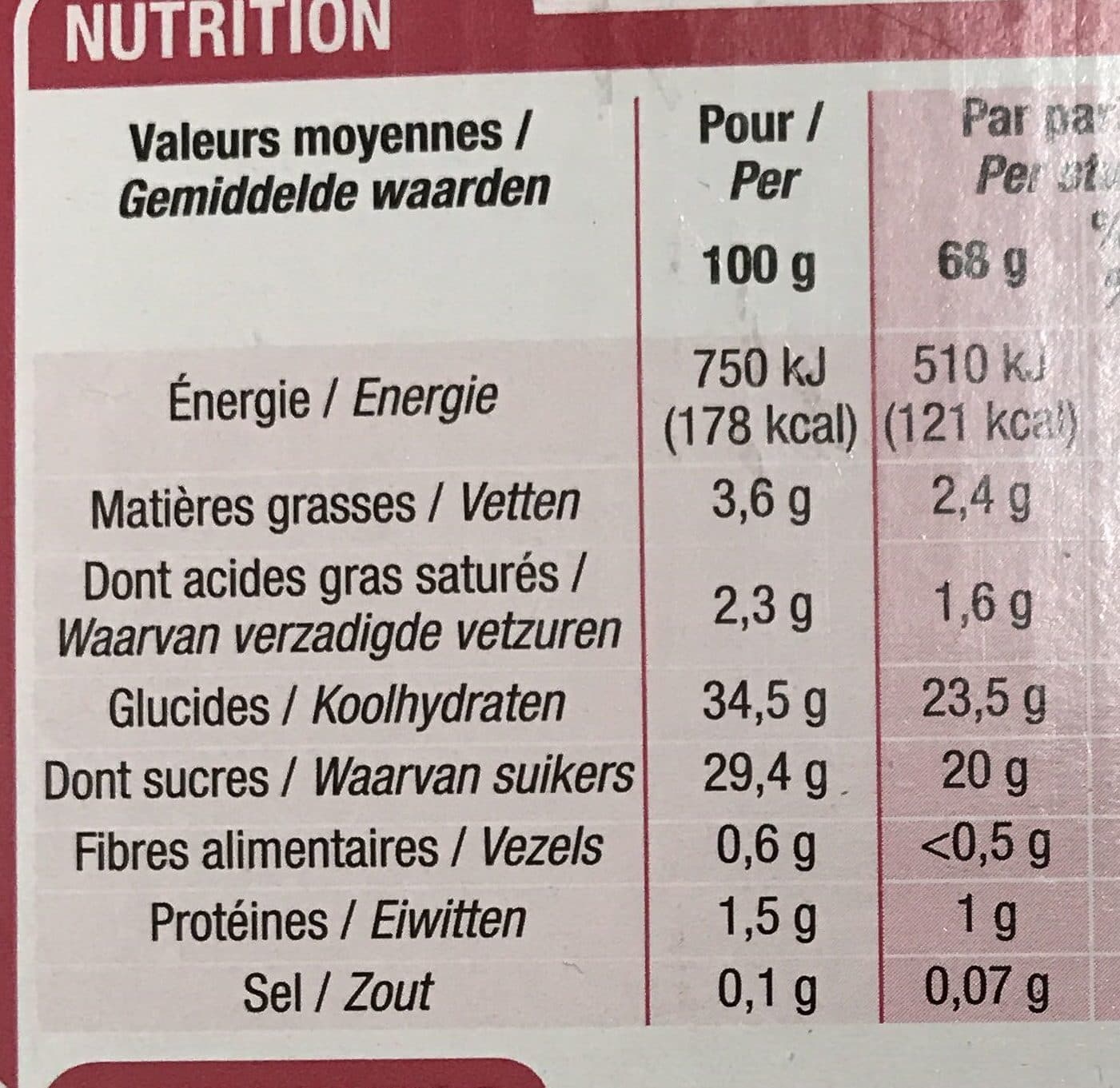 Cora Vacherin Vanille Framboise 1200 Millilitres packshot