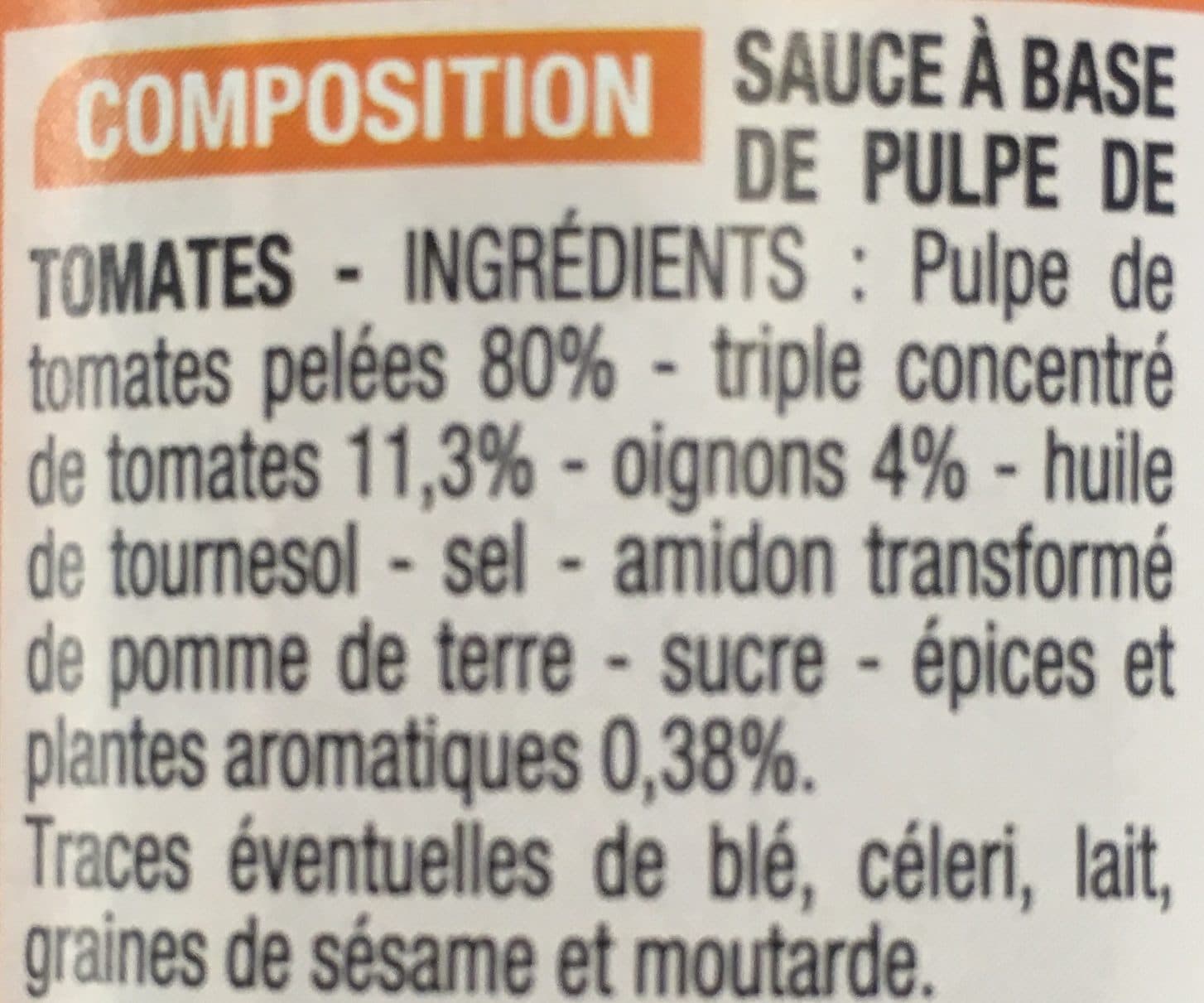 Cora Préparation Pour Pizza packshot