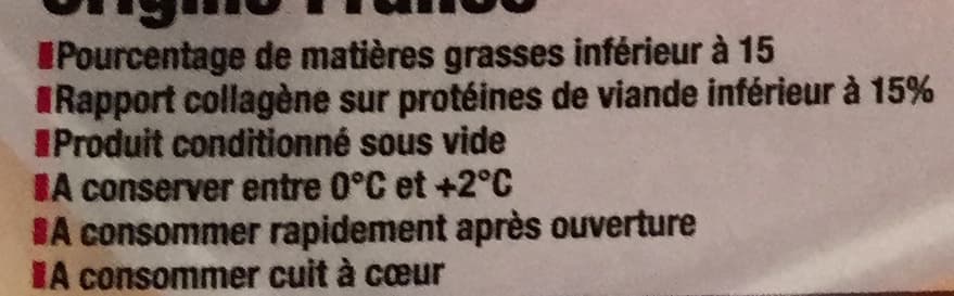 Cora 2 steaks hachés pur bœuf (15 % MG) packshot
