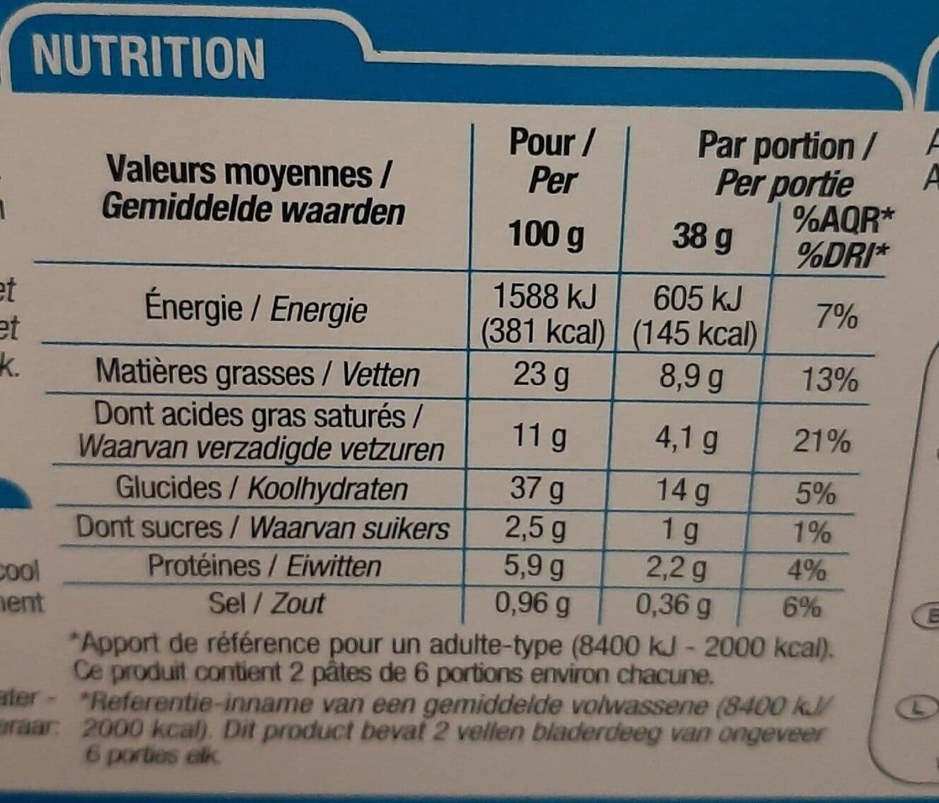 Cora Pâtes feuilletées à dérouler packshot