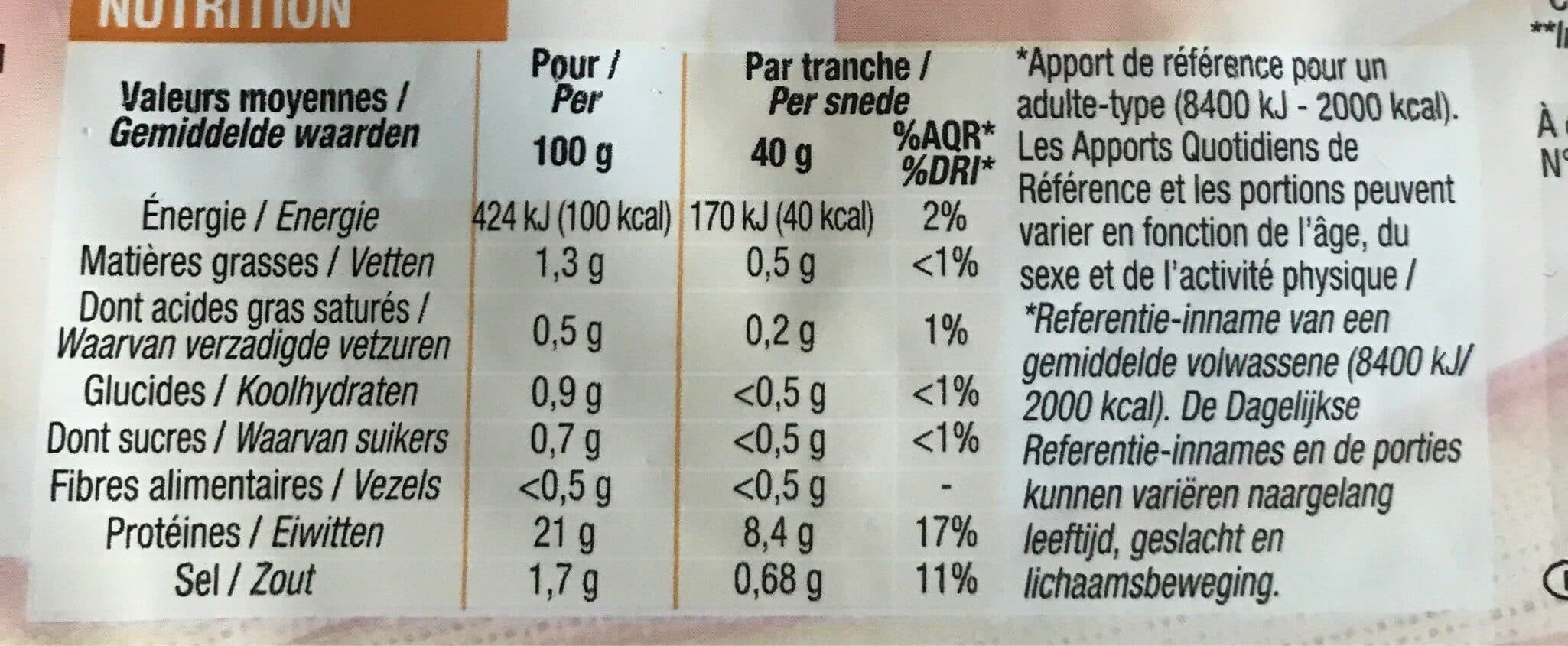 Cora Blanc de dinde packshot