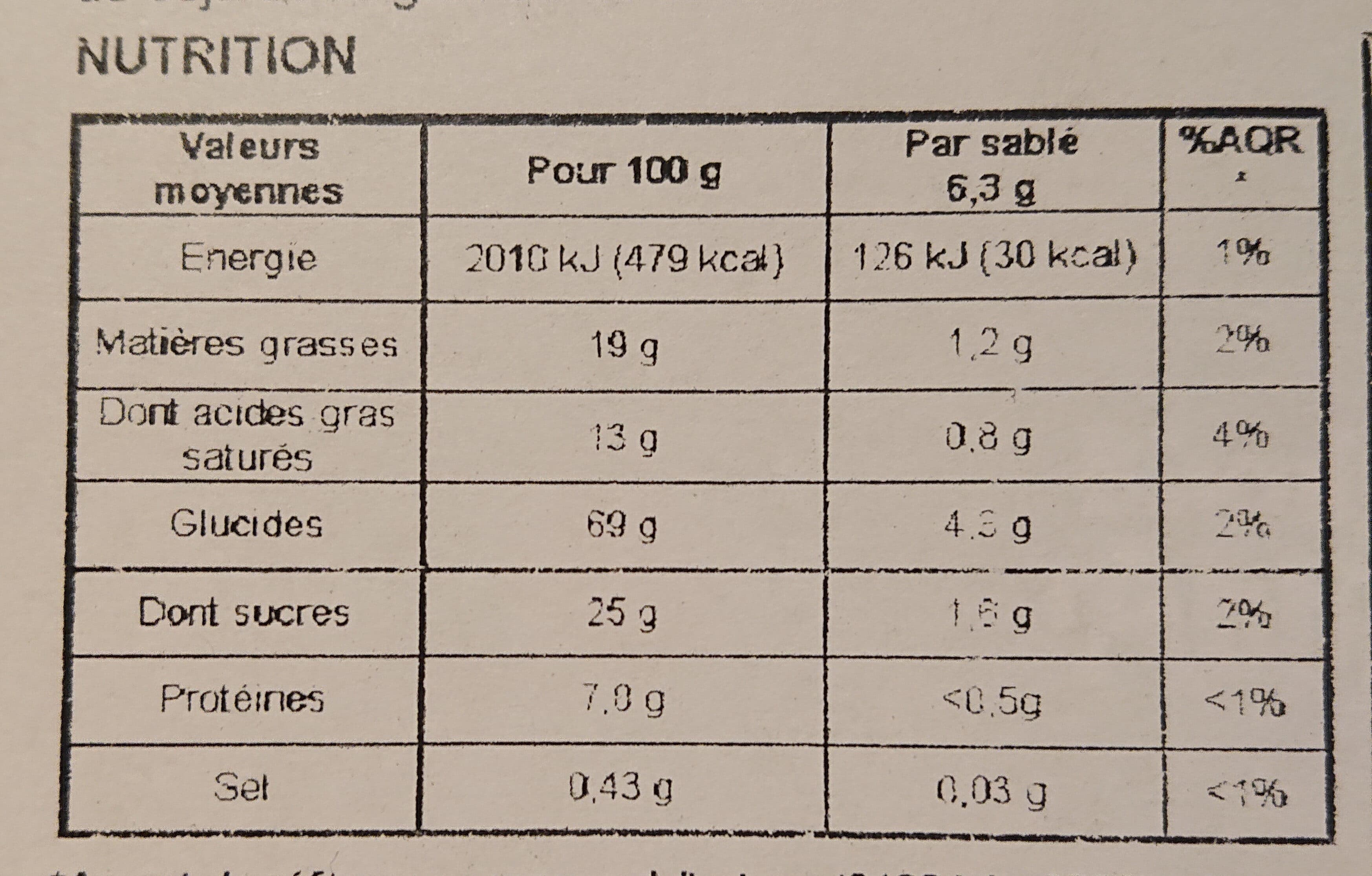 Patrimoine Gourmand Sablés Normands au beurre d'Isigny AOP packshot