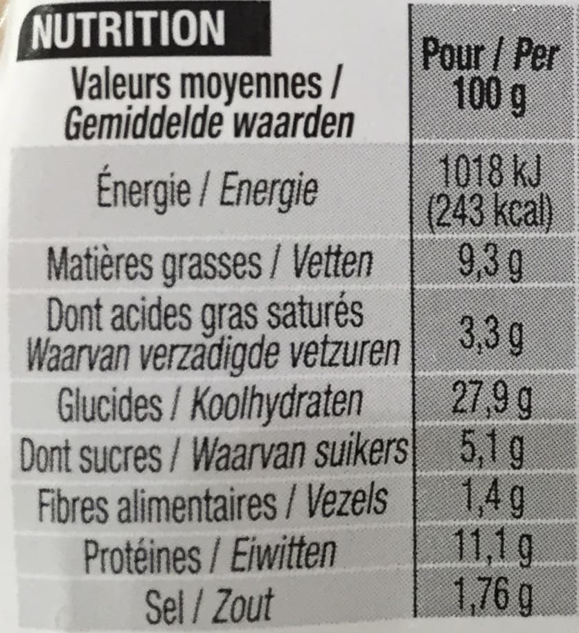 Cora Jambon Emmental - Sandwich au pain polaire packshot
