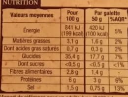 Patrimoine Gourmand 6 Galettes de Sarrasin packshot