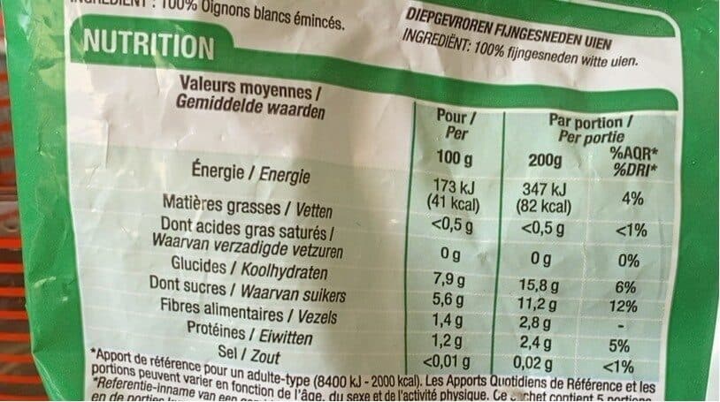 cora Oignons émincés 1 Kilo 1 Kilo packshot