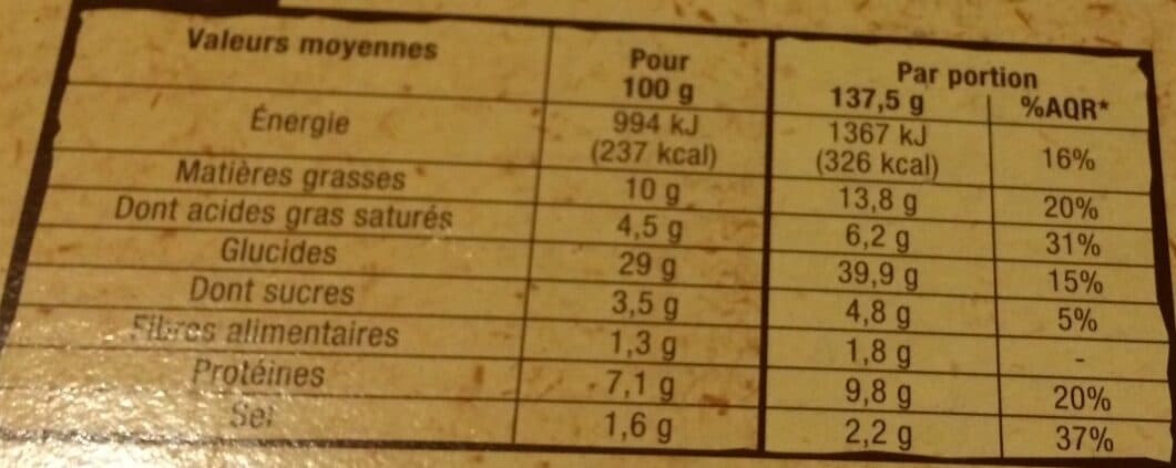 Patrimoine Gourmand Flammekueche packshot