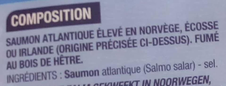 Cora Saumon Atlantique fumé packshot