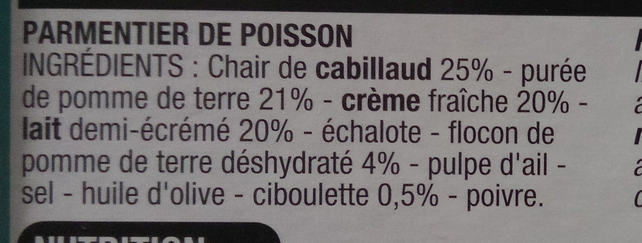 Cora Parmentier de poisson packshot