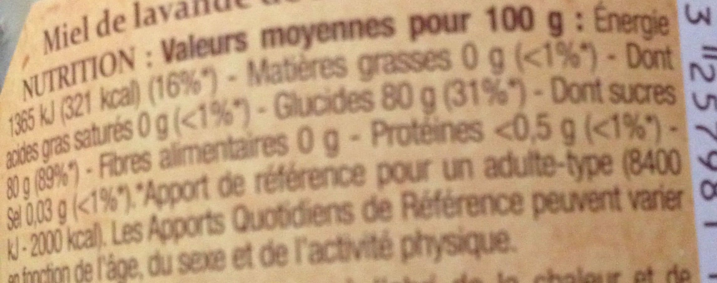 Patrimoine Gourmand Miel de lavande de Provence packshot