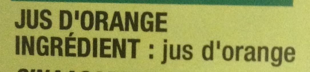 Cora 100% pur jus d'Orange sans pulpe packshot