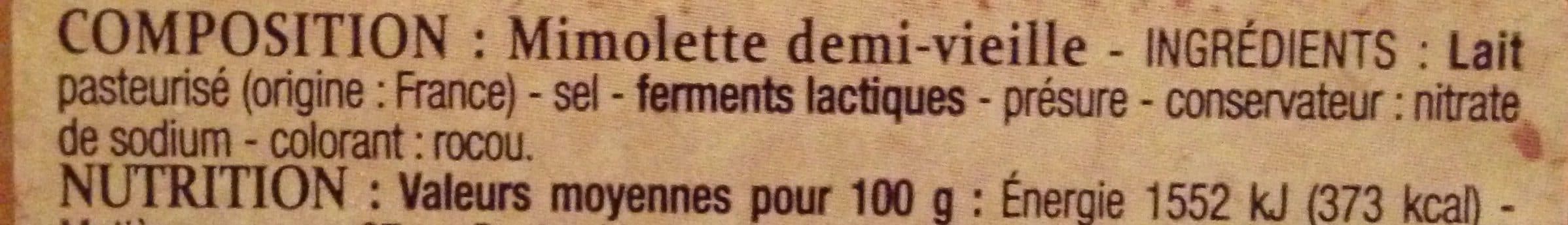 Patrimoine gourmand Mimolette Demi Vieille packshot
