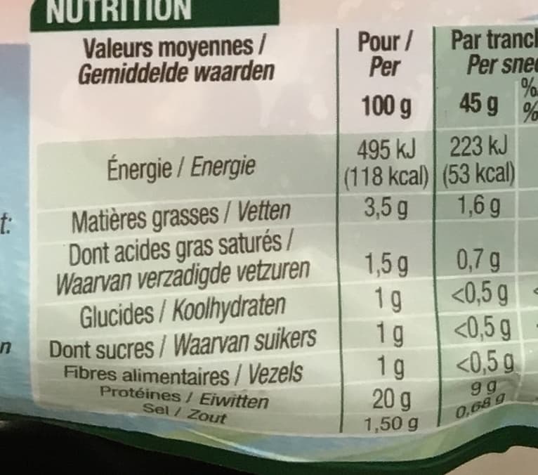 Cora Jambon supérieur sans couenne (-25% de sel) packshot