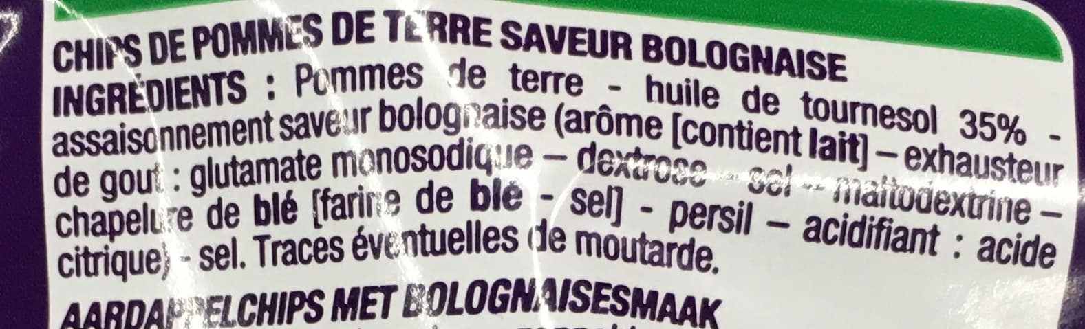 Cora Chips saveur bolognaise packshot