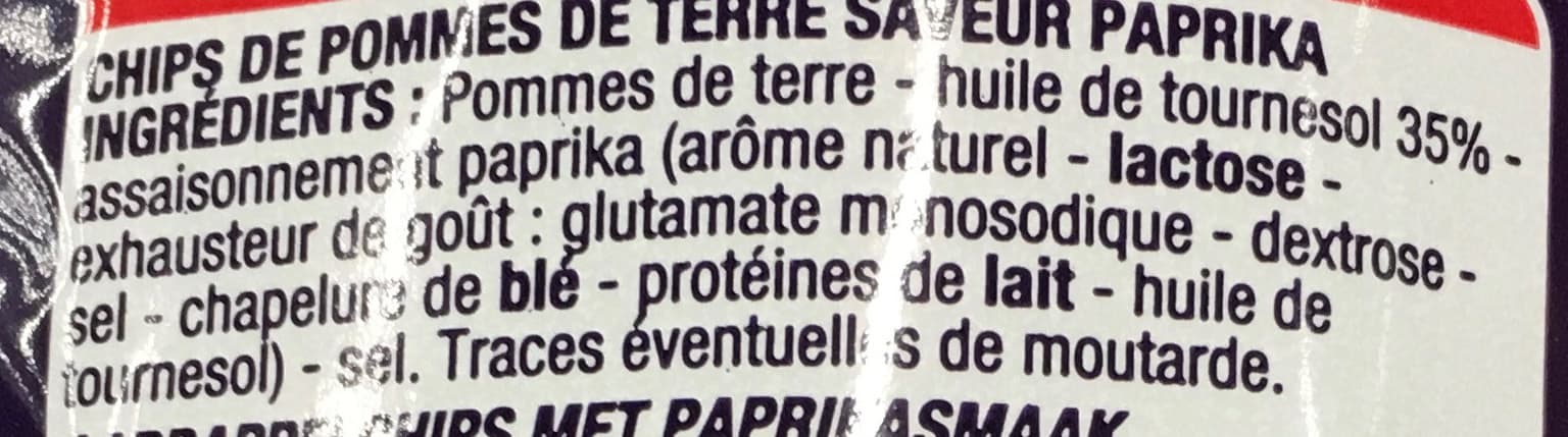Cora Chips saveur paprika packshot