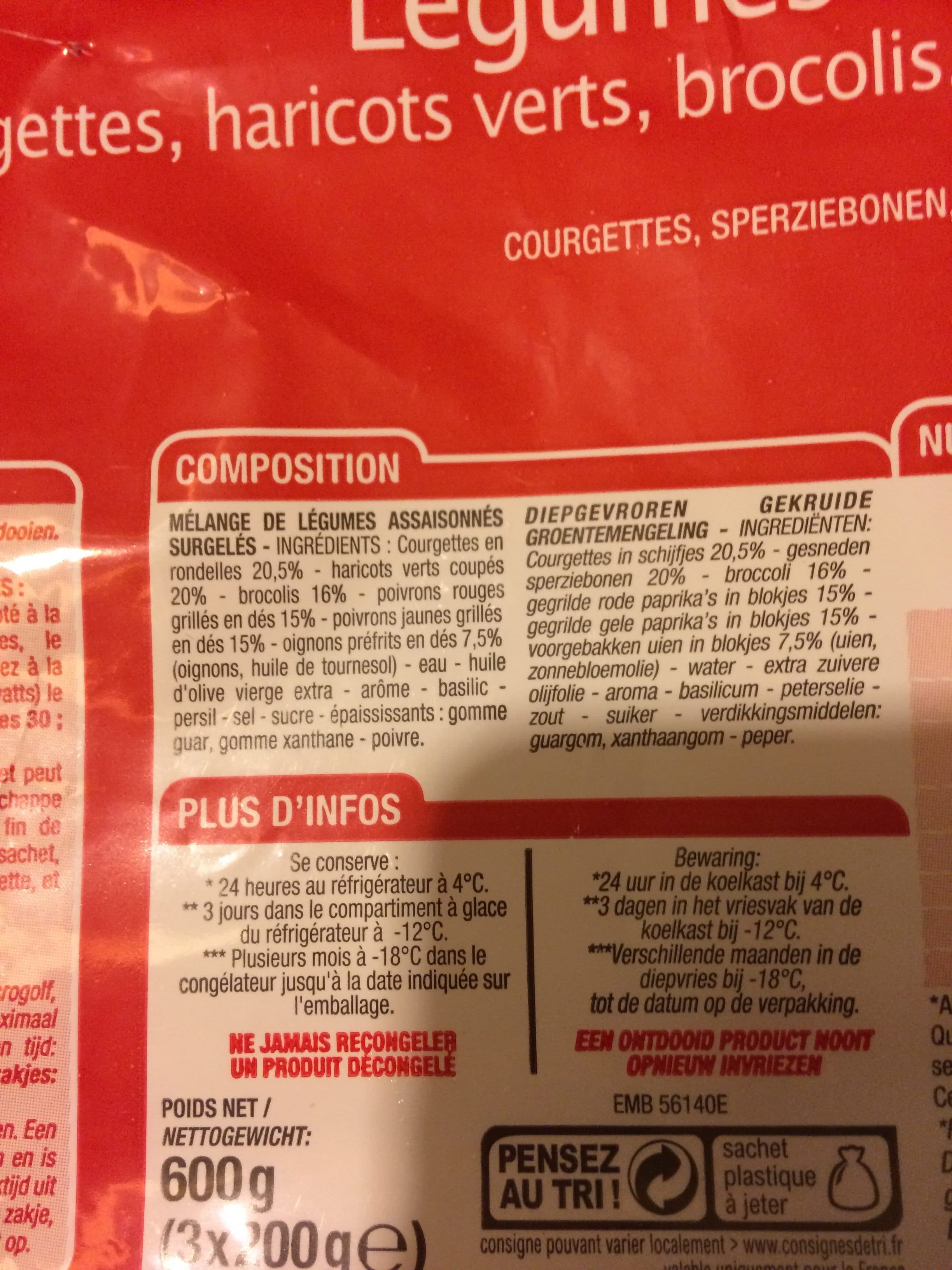 Cora légumes surgelés packshot