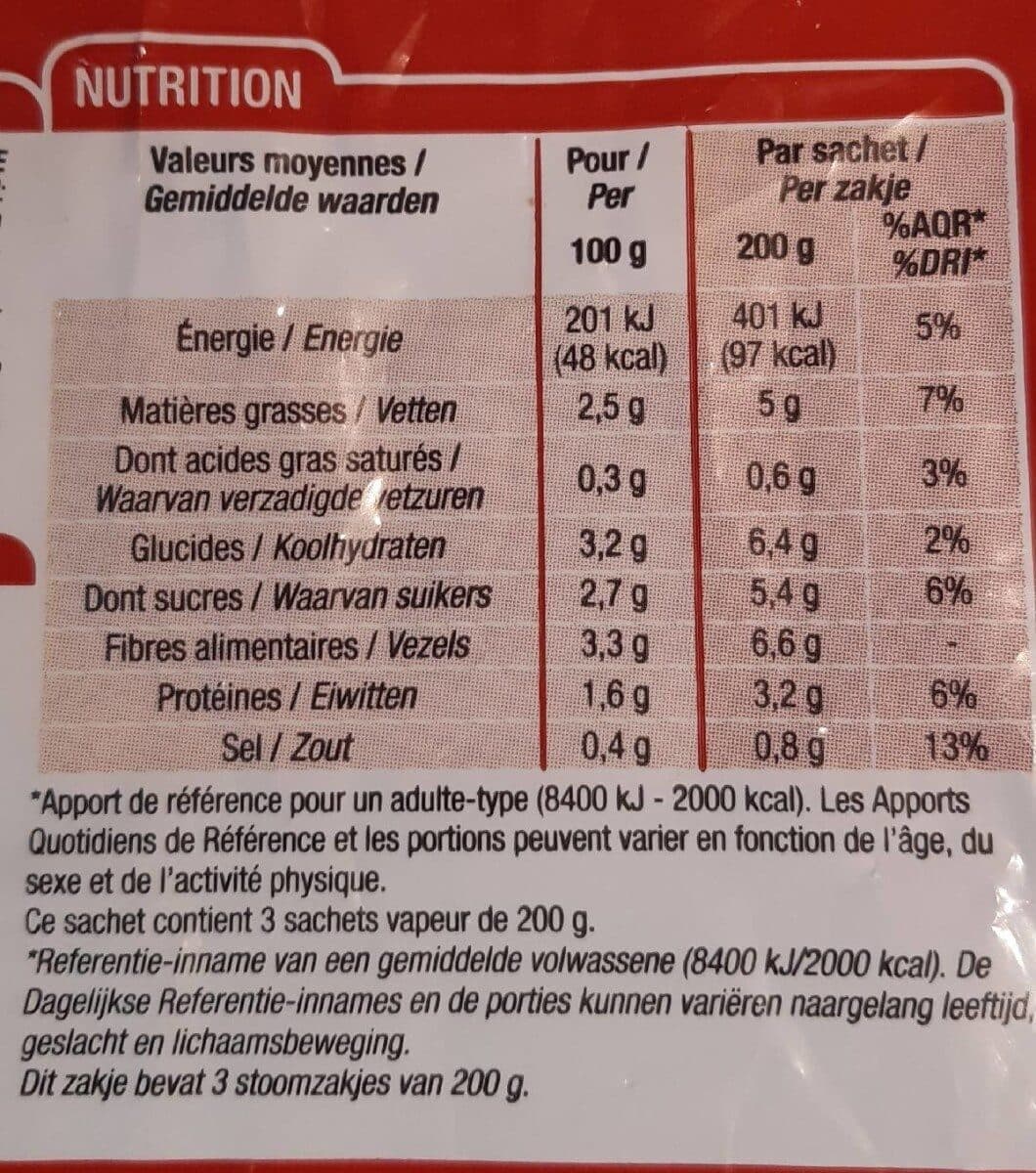 Cora légumes surgelés packshot