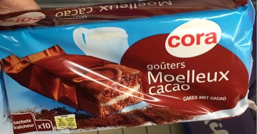 Cora Goûters moelleux cacao packshot